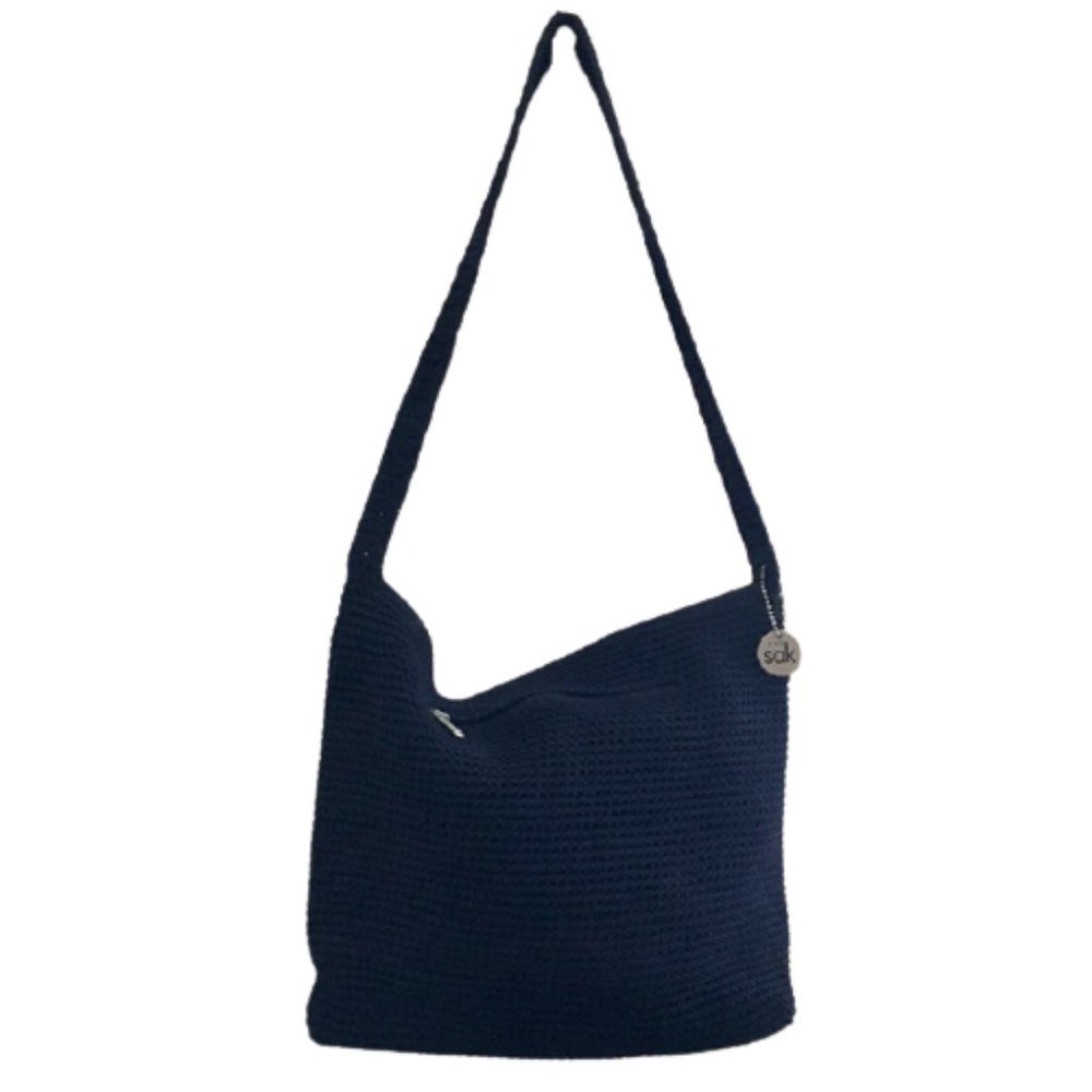 The Sak As If Hobo Shoulder Bag Crochet Navy